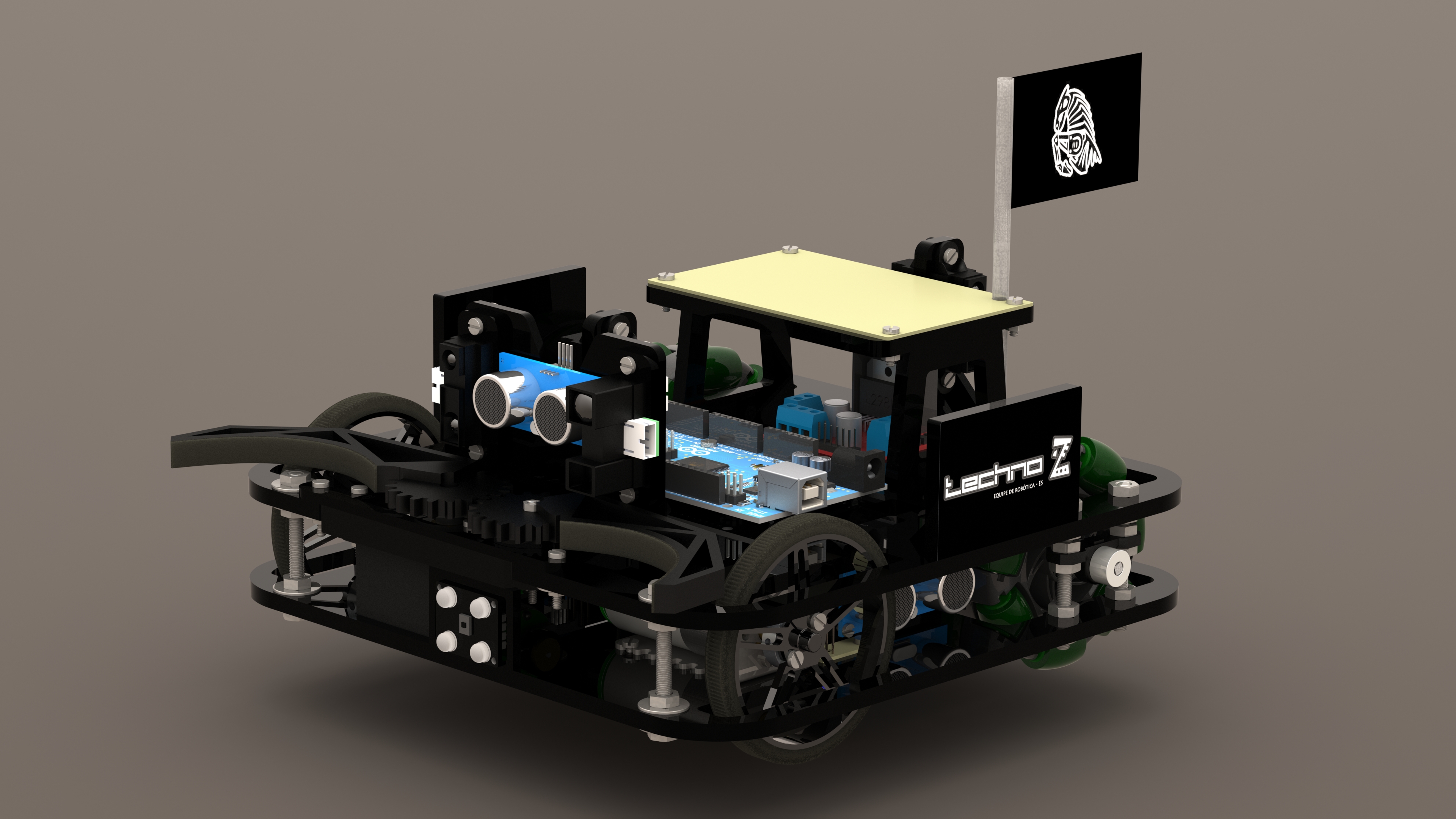 Marvin万向轮机器人车(Arduino系统)结构
